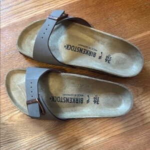 New without Box Birkenstock Madrid Mocha Slide Sandals